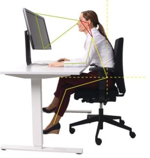 Frau mit Markierungen in Gros